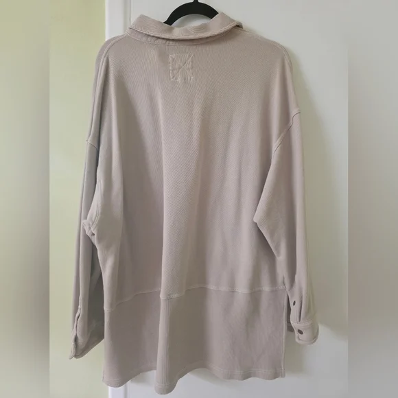 Aerie Chorewear Popover Sweatshirt In Stone Harbor Size XL - Picture 5 of 8